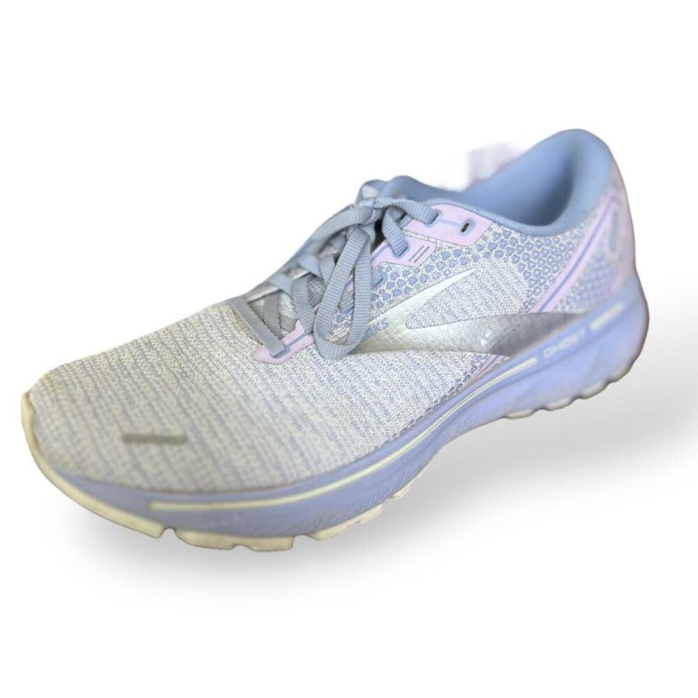 Brooks Ghost 14 Purple  Gray Running Sneakers Sz 12